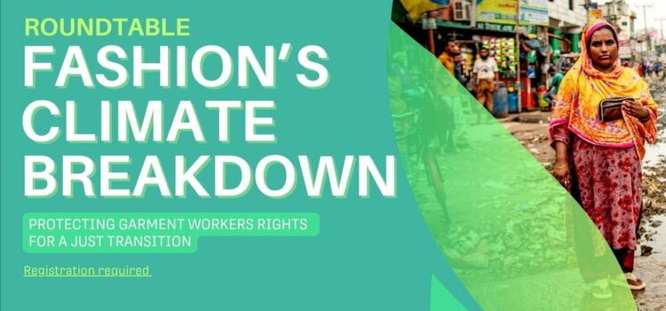 Fashion’s Climate Breakdown Roundtable